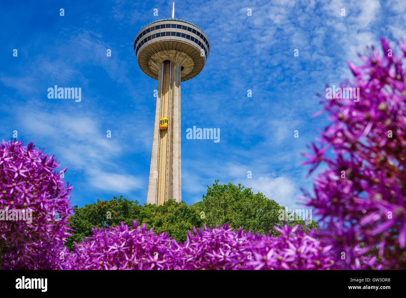 Skylon tower in Niagara Falls, Ontario, Canada . Stock Photo