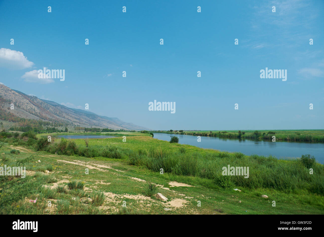 Barguzin River,Barguzin valley,Buryatia, Russia Stock Photo - Alamy