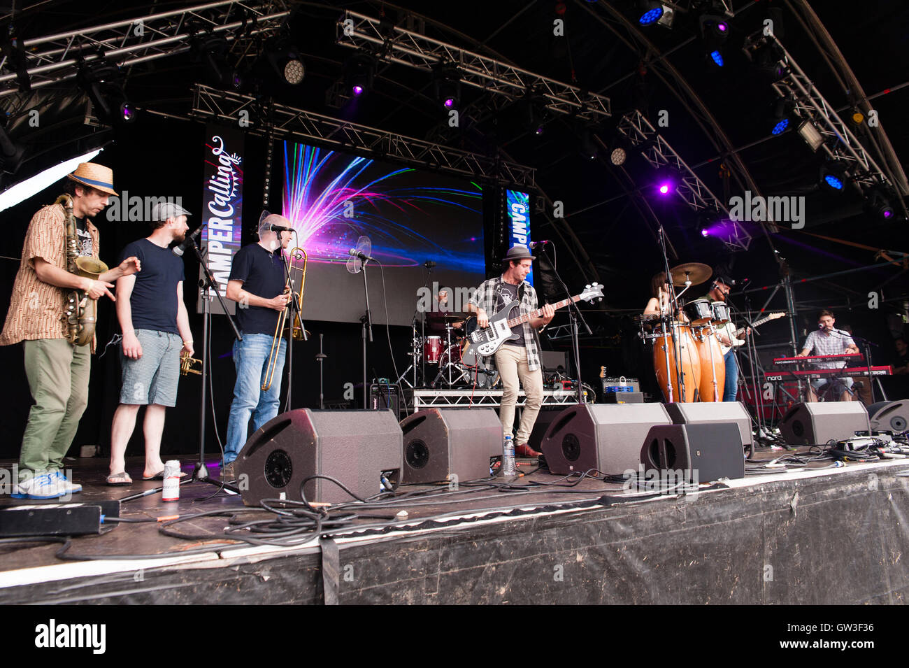 Buffalo Brothers play "The Lakeside Stage" Camper Calling, Ragley Hall ...
