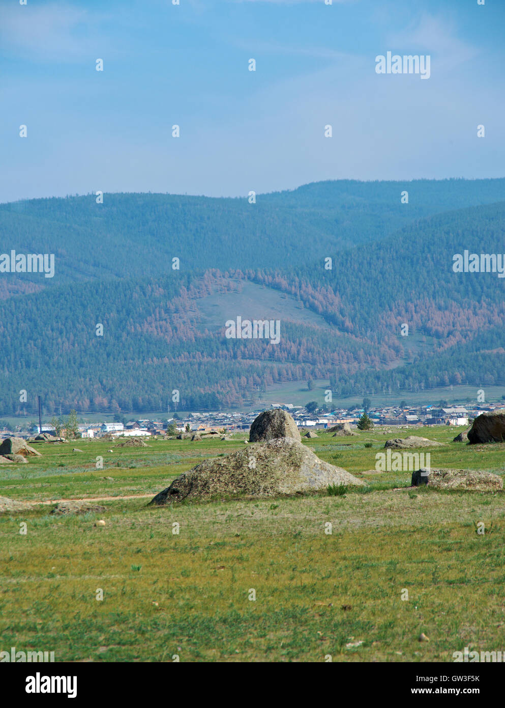 Ininsky rock garden Stock Photo - Alamy
