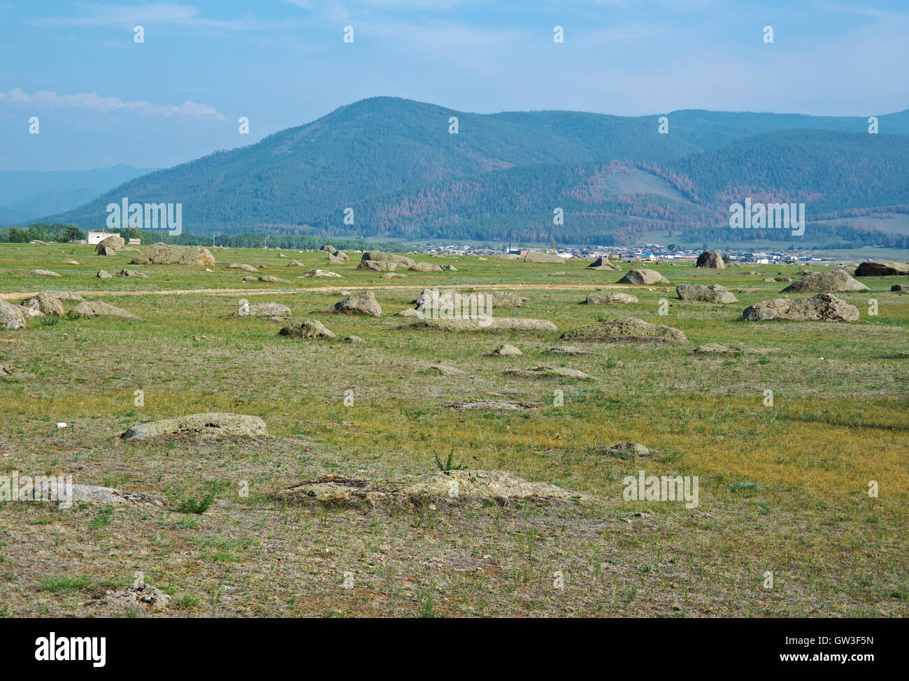 Ininsky rock garden Stock Photo - Alamy