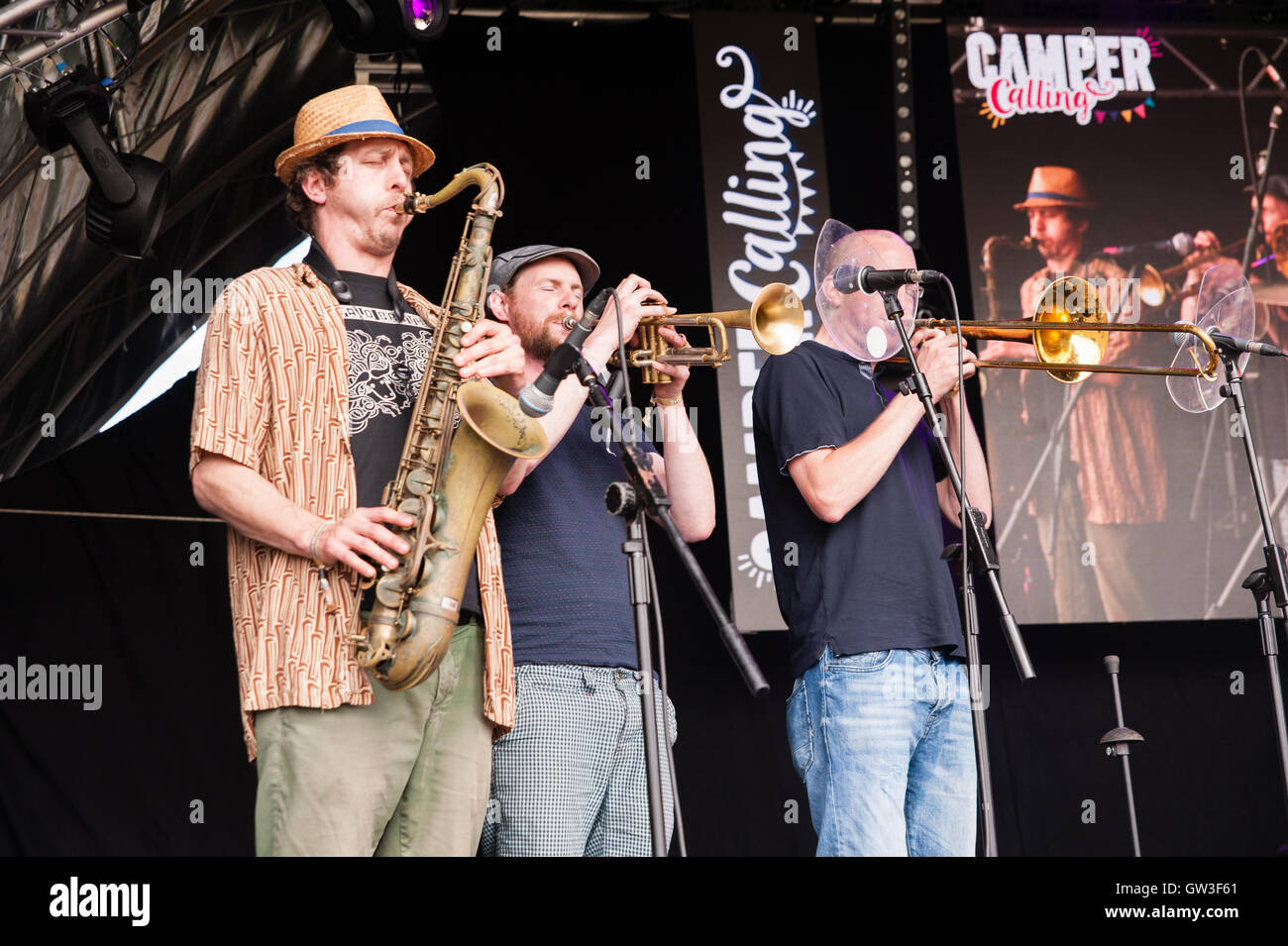 Buffalo Brothers play "The Lakeside Stage" Camper Calling, Ragley Hall ...