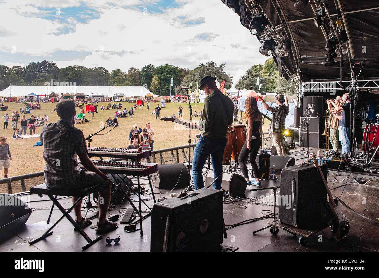 Buffalo Brothers play "The Lakeside Stage" Camper Calling, Ragley Hall ...