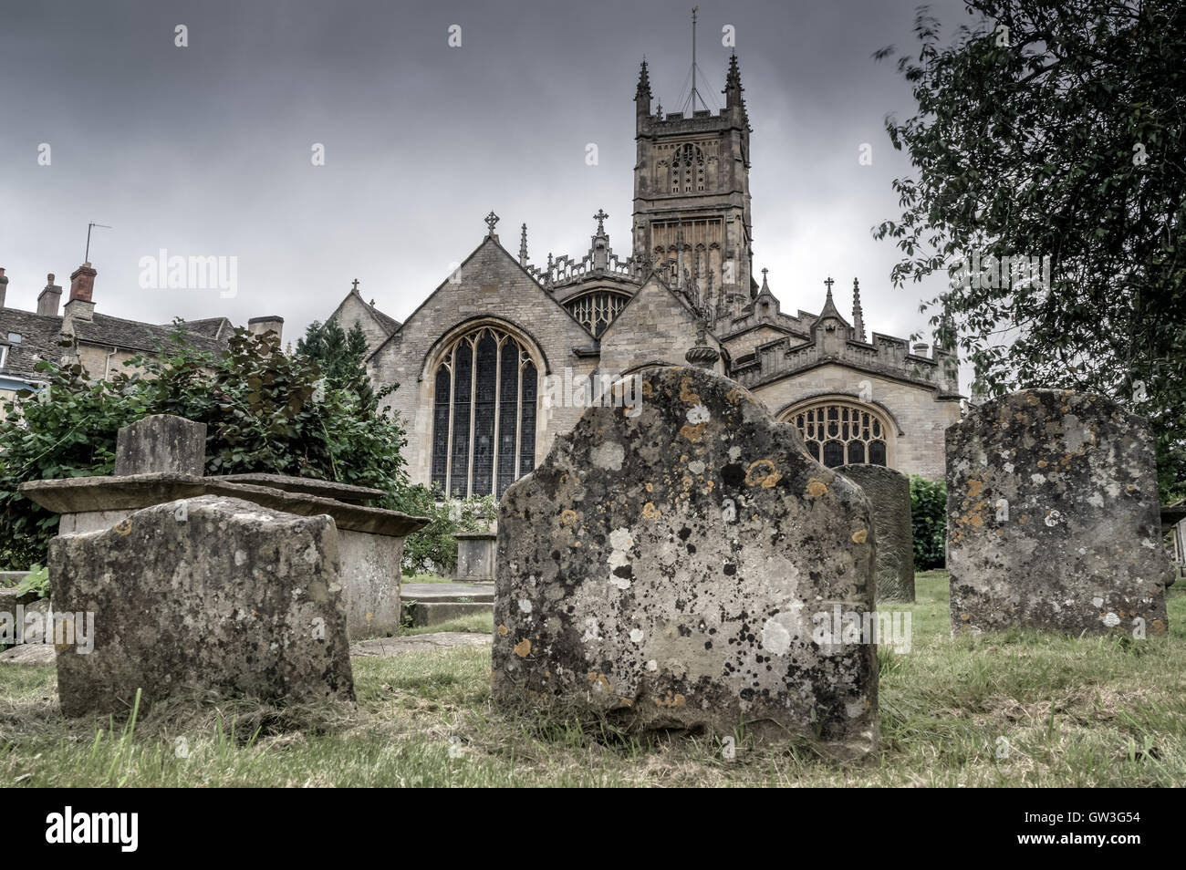 Cirencester Parish Church Stock Photo