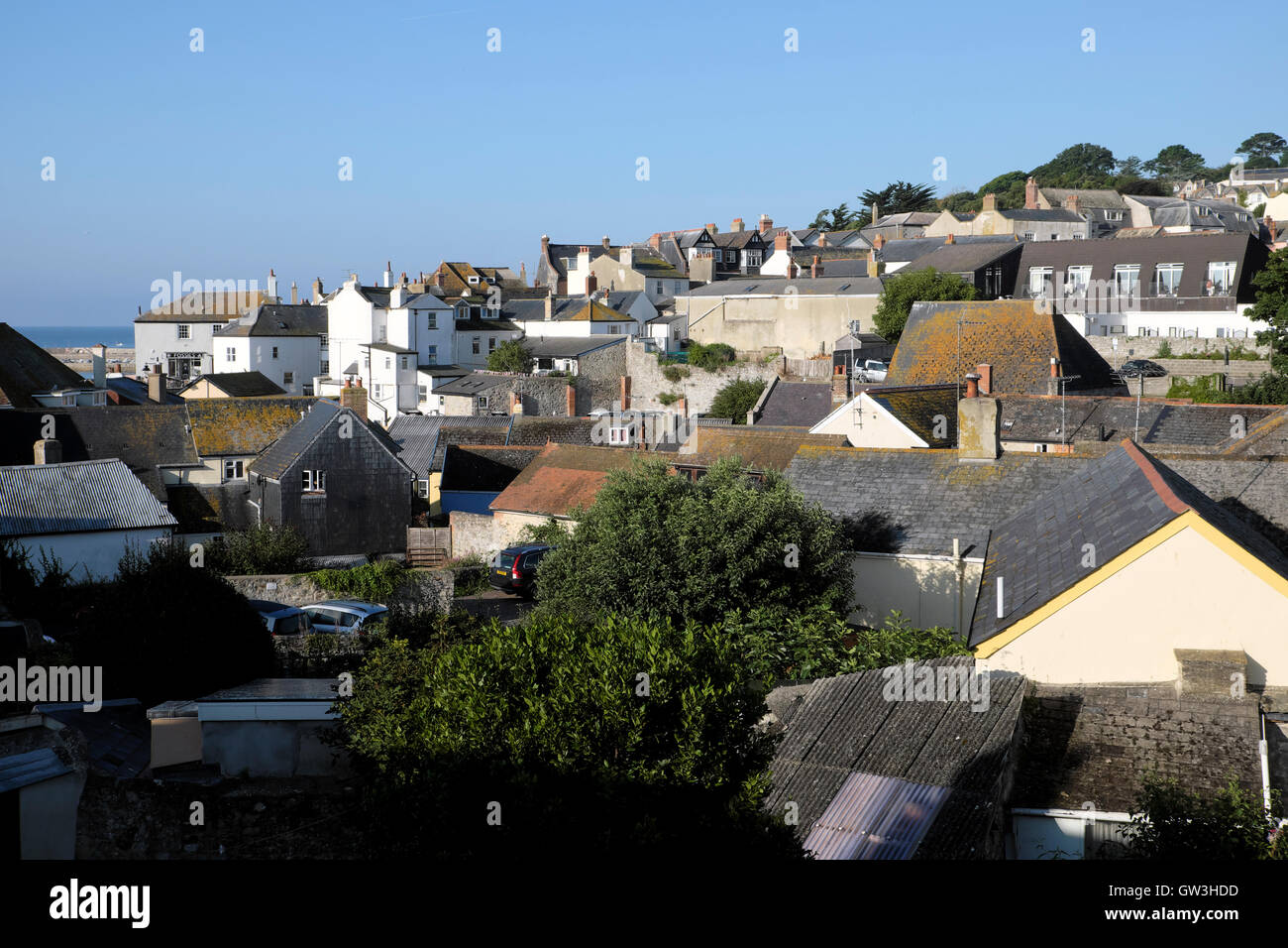 Town houses in lyme regis house view hires stock photography and images Alamy