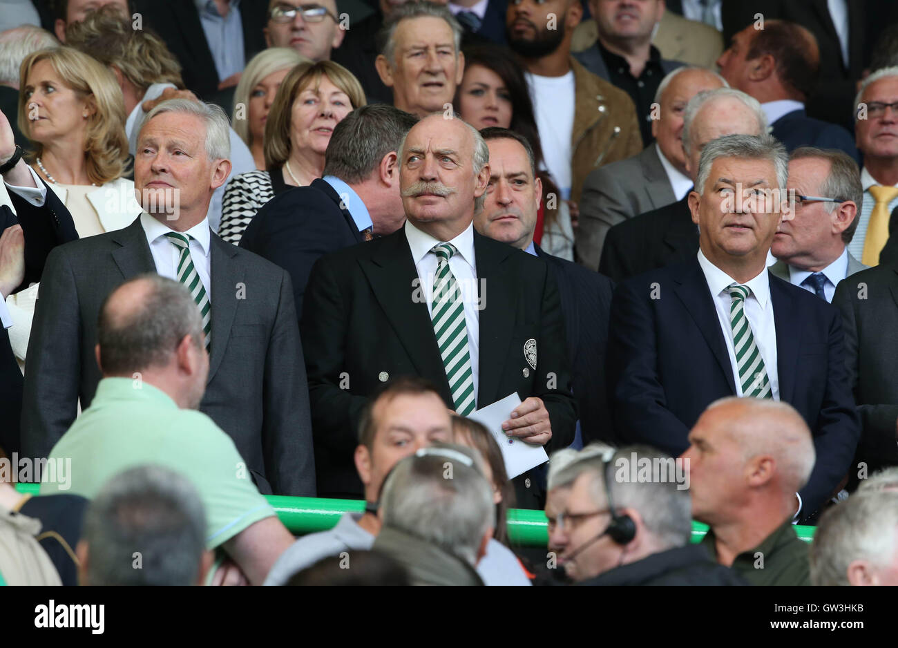 Celtic Chairman Ian Bankier (left), Celtic Shareholder Dermot Desmond ...