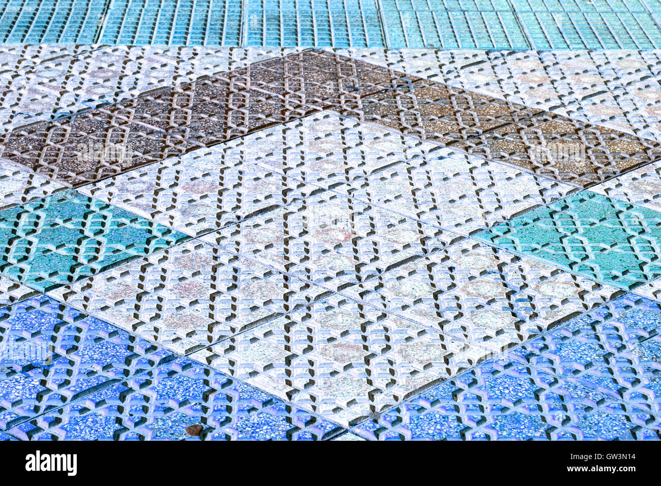 in oman abstract pavement in the old steet and colors Stock Photo - Alamy