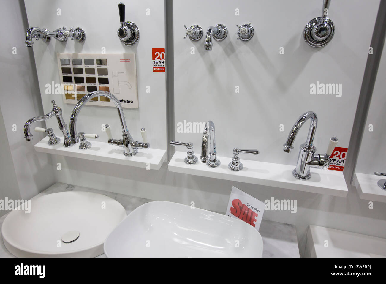 Bathroom sanitary ware showroom retailer in Sydney,New south wales,australia Stock Photo