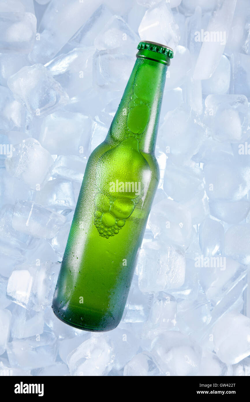 One cold beer Stock Photo