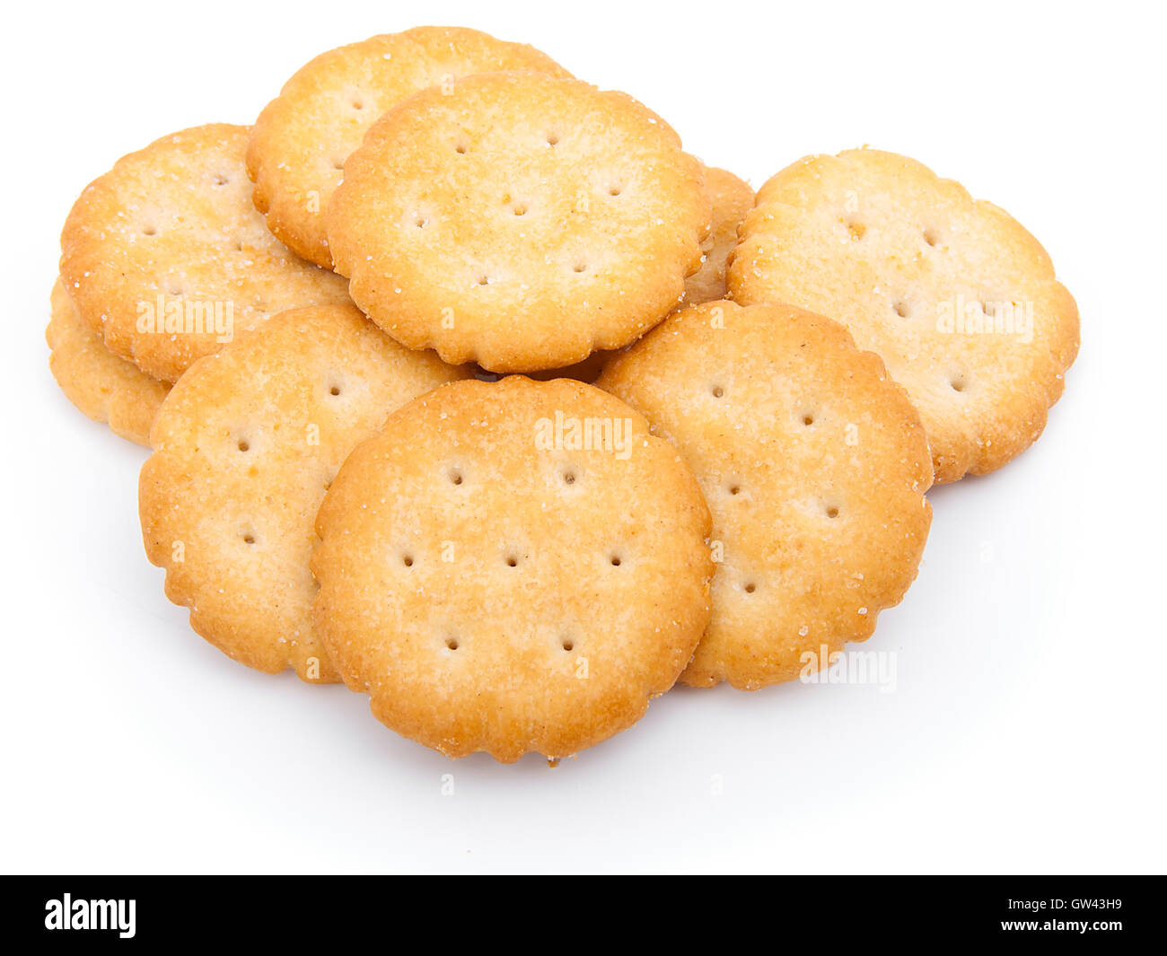 cracker isolated on white background Stock Photo - Alamy
