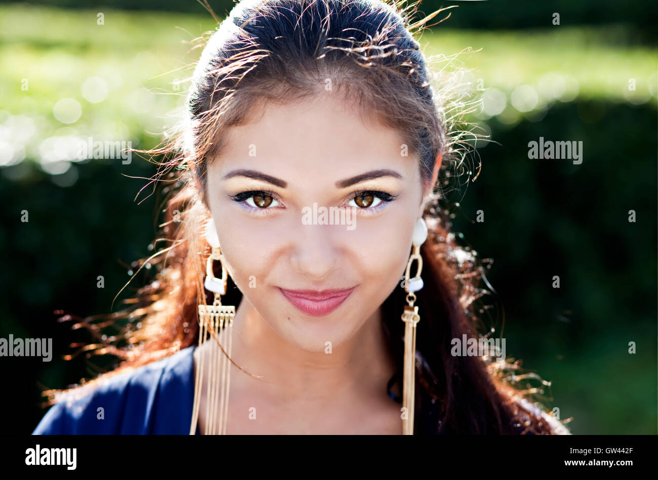 Beautiful young woman Stock Photo