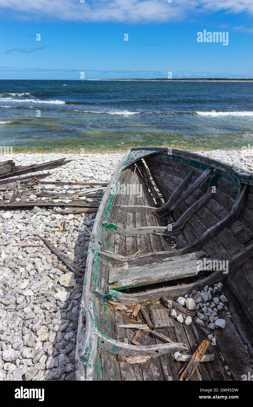 Old fishing boats stock image. Image of gotland, travel - 204054257