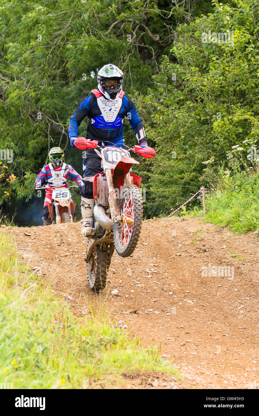 enduro rider jumping Stock Photo - Alamy