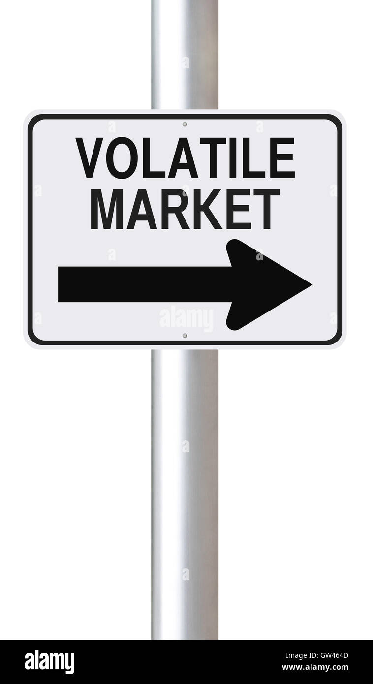 Volatile Market This Way Stock Photo
