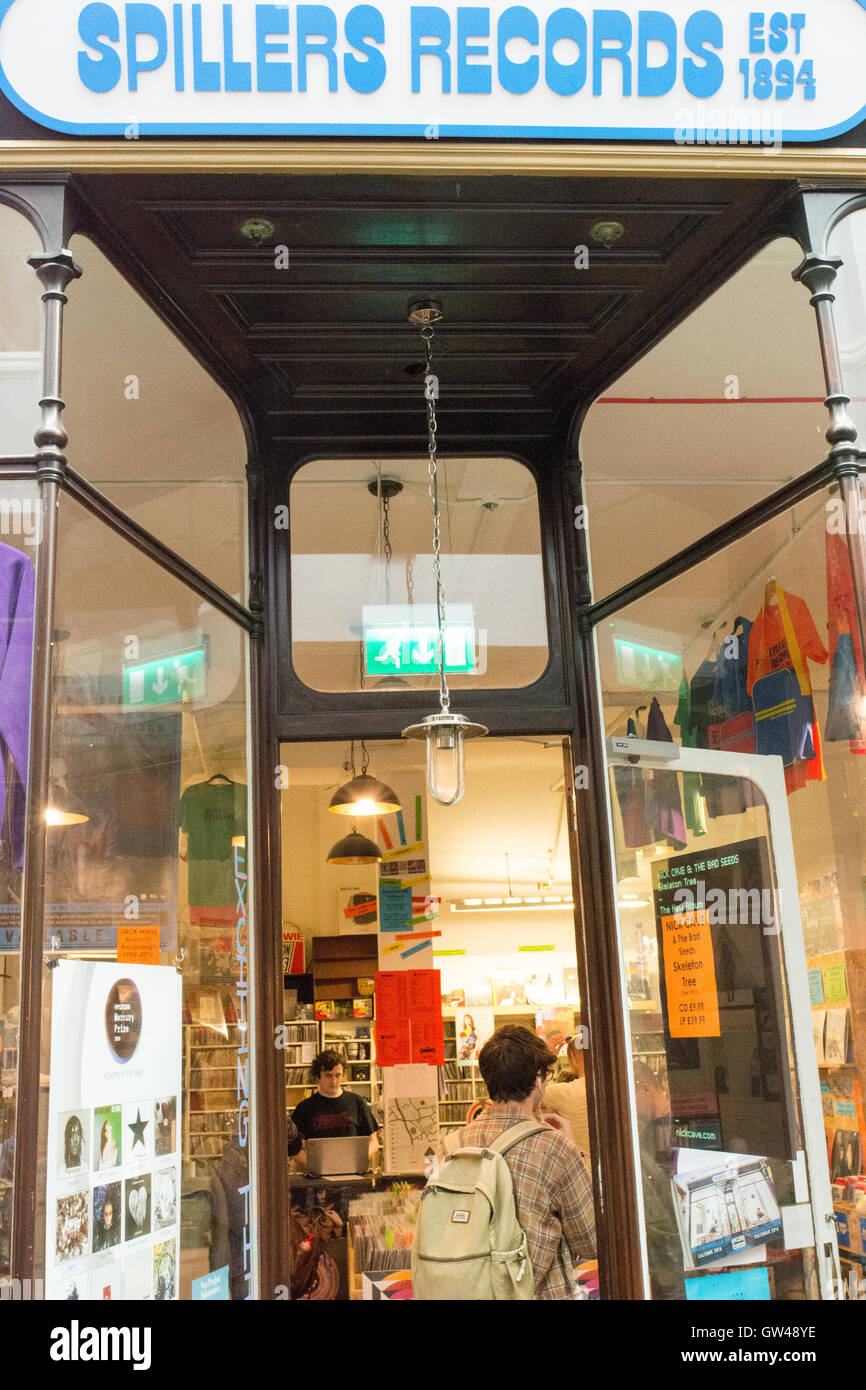 Spillers Records, the oldest record store in the world, resides in The