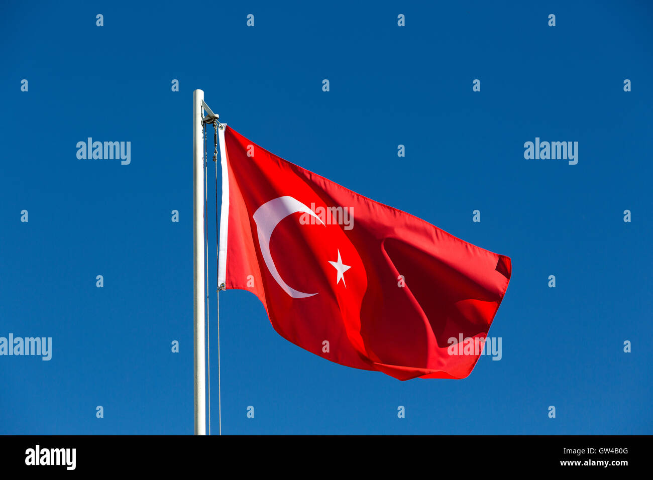 Turkish blue flag hires stock photography and images Alamy