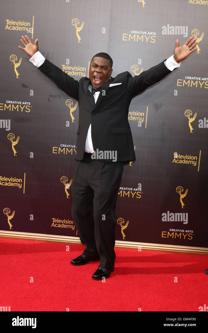 Los Angeles, CA, USA. 10th Sep, 2016. Tracy Morgan at arrivals for 2016 Creative Arts Emmy Awards - SAT, Microsoft Theater, Los Angeles, CA September 10, 2016. Credit:  Priscilla Grant/Everett Collection/Alamy Live News Stock Photo