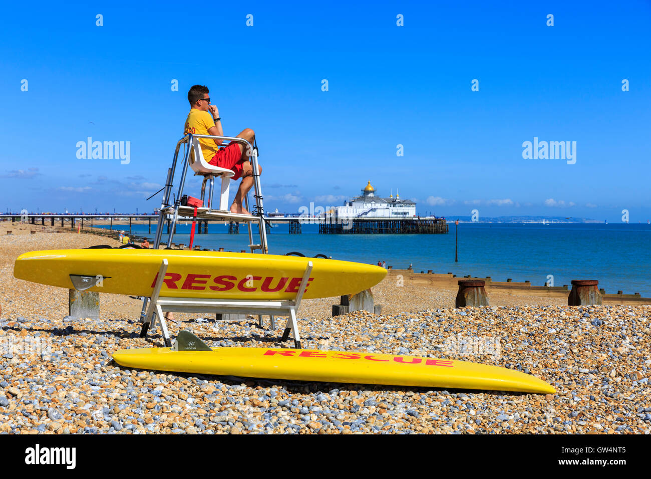 Eastbourne beach lifeguard hires stock photography and images Alamy