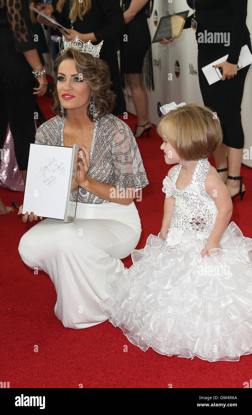 Atlantic City, NJ, USA. 11th Sep, 2016. 11 September 2016 - Atlantic City, New Jersey - Betty Cantrell. 2017 Miss America Competition red carpet arrivals at Boardwalk Hall. Photo Credit: MJT/AdMedia Credit:  Mjt/AdMedia/ZUMA Wire/Alamy Live News Stock Photo