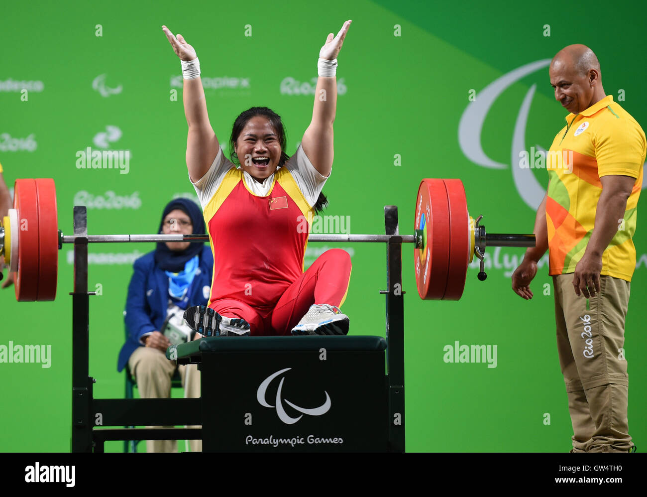 Taoying Fu 4 Paralympic medals in powerlifting Taoying Fu 4 Paralympic medals in powerlifting