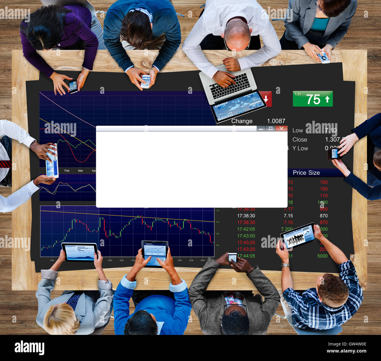 Investment Stocks Market Business Economy Concept Stock Photo