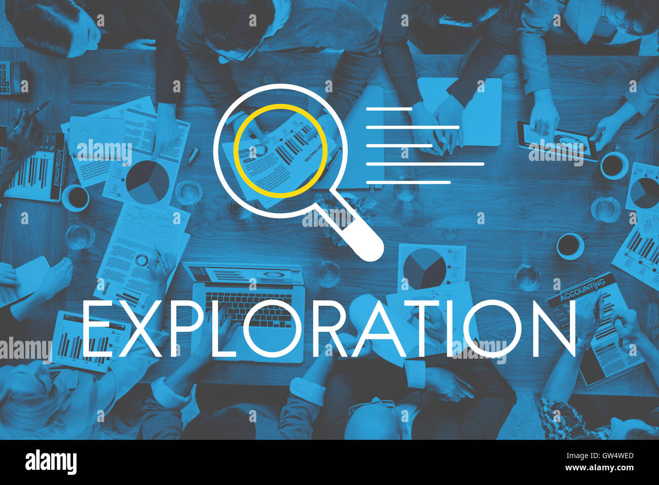 Exploration Research Results Knowledge Discovery Concept Stock Photo - Alamy