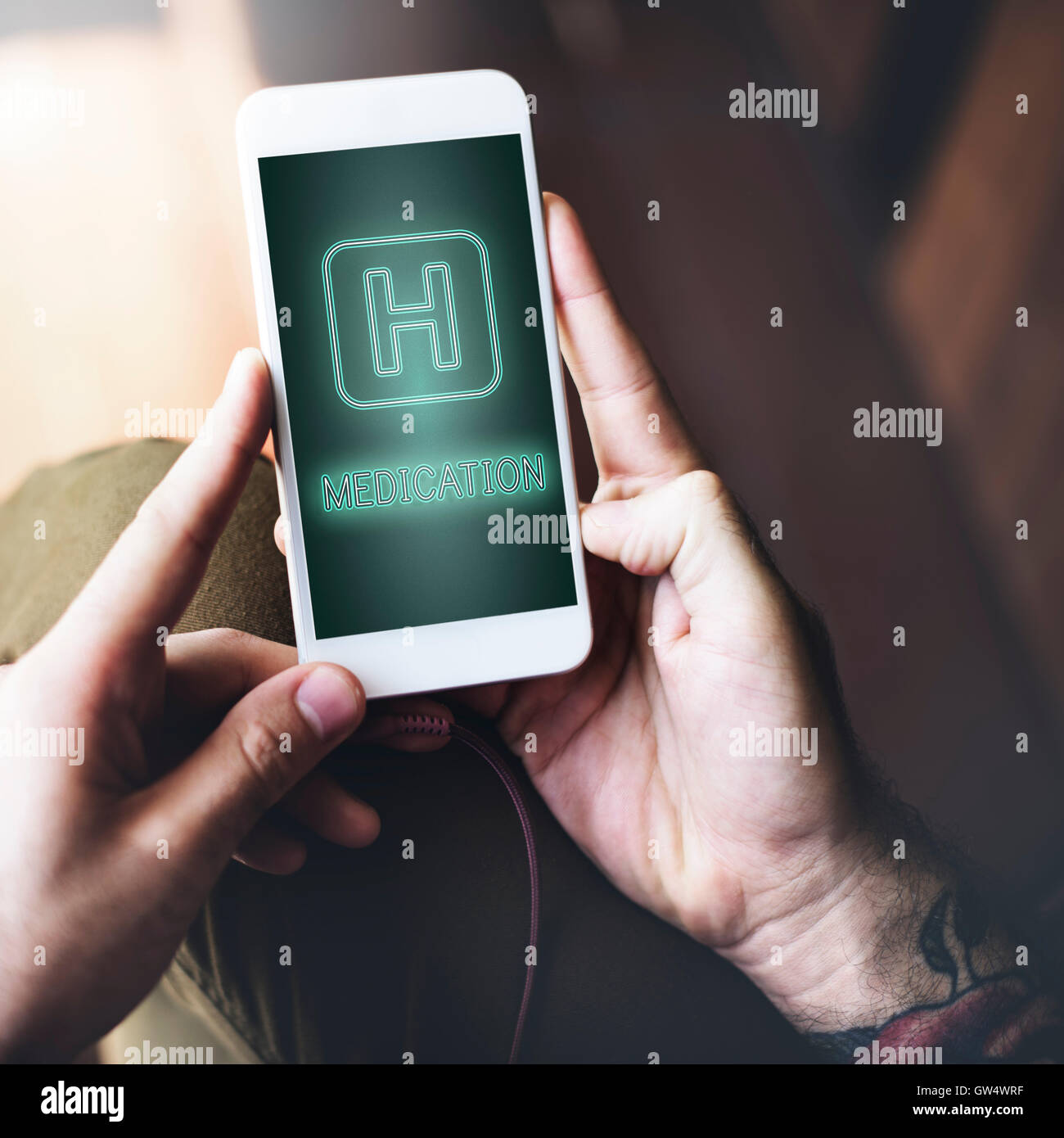 Hospital Cure Health Treatment Icon Graphic Concept Stock Photo - Alamy