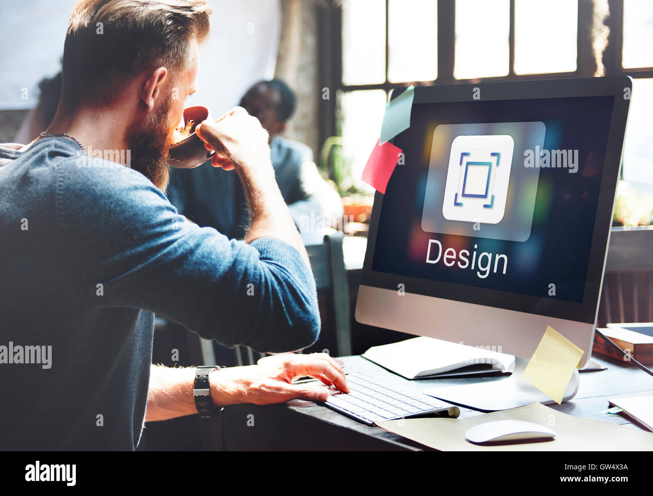 Application Design Ideas Innovation Graphic Concept Stock Photo