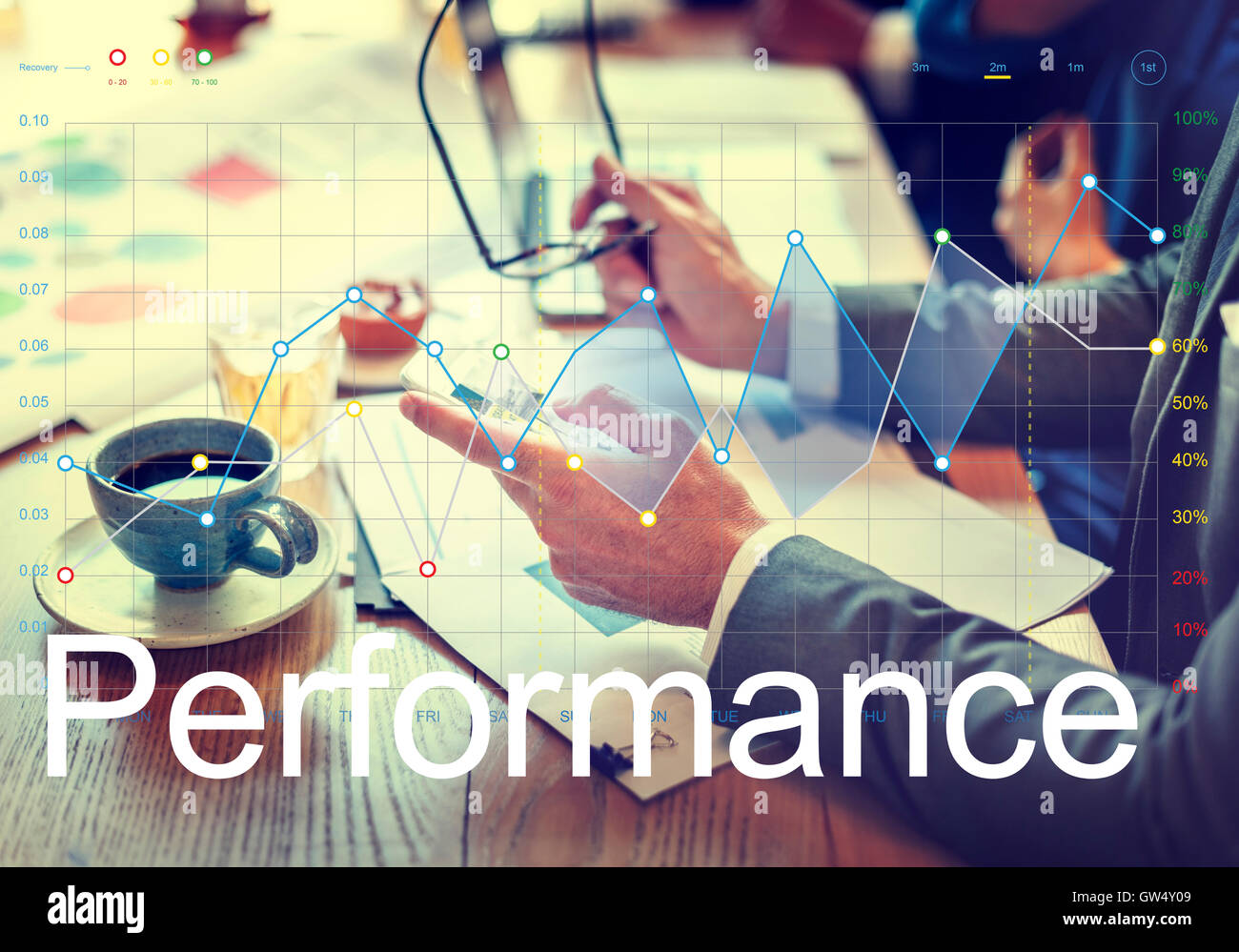 Analysis Stock Exchange Graph Report Progress Concept Stock Photo - Alamy