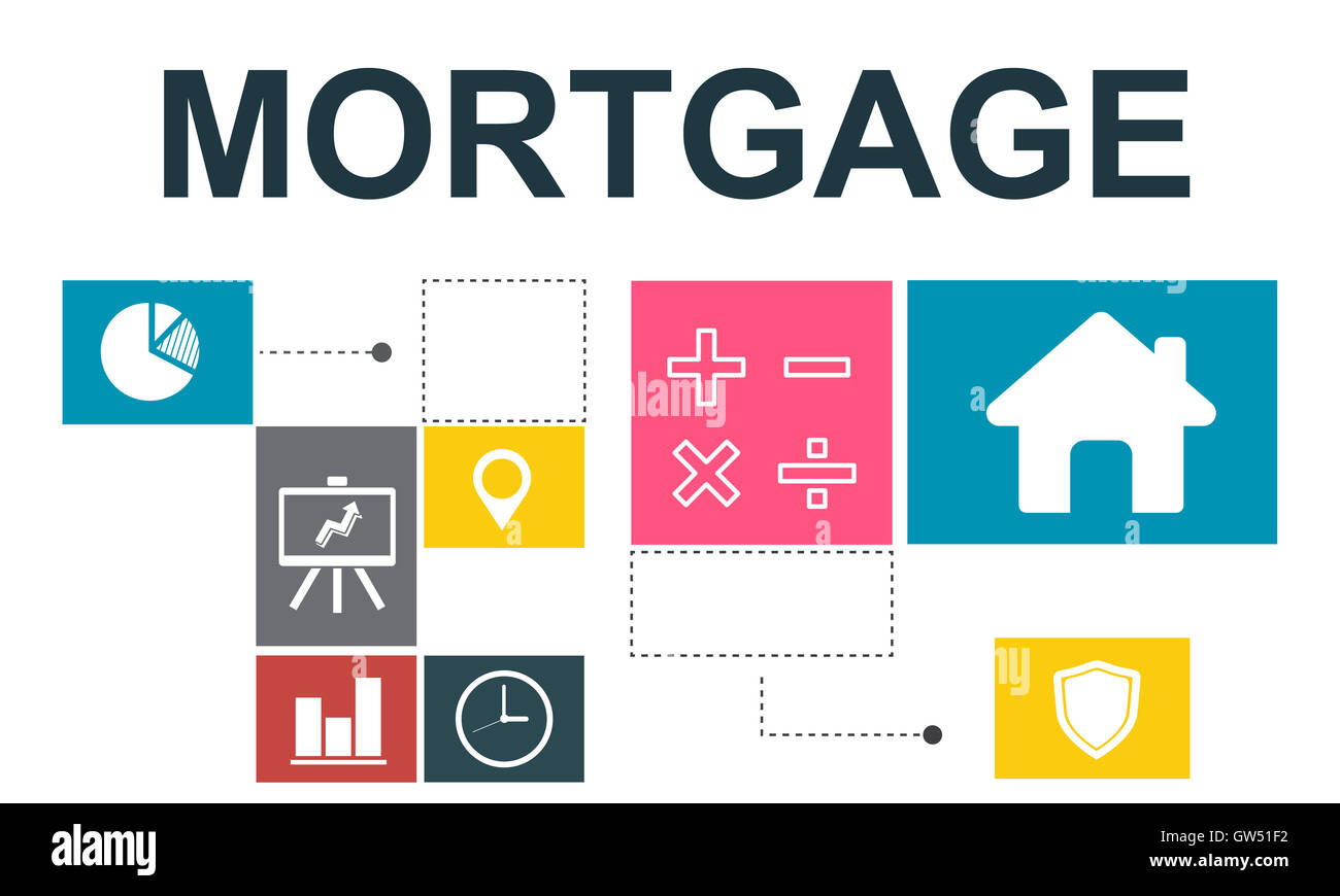 Mortgage Property Investment House Chart Concept Stock Photo Alamy