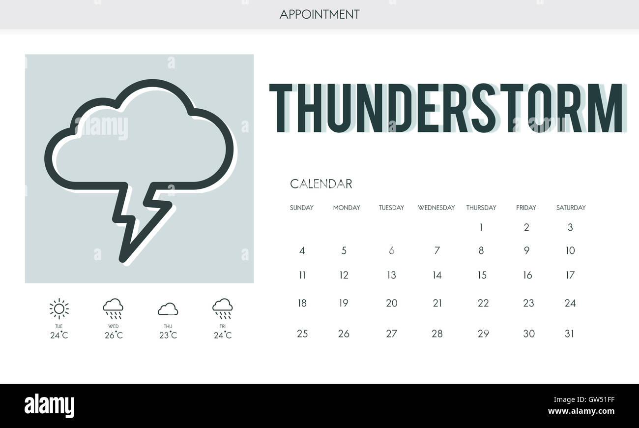 Forecast Overcast Weather Report Concept Stock Photo - Alamy