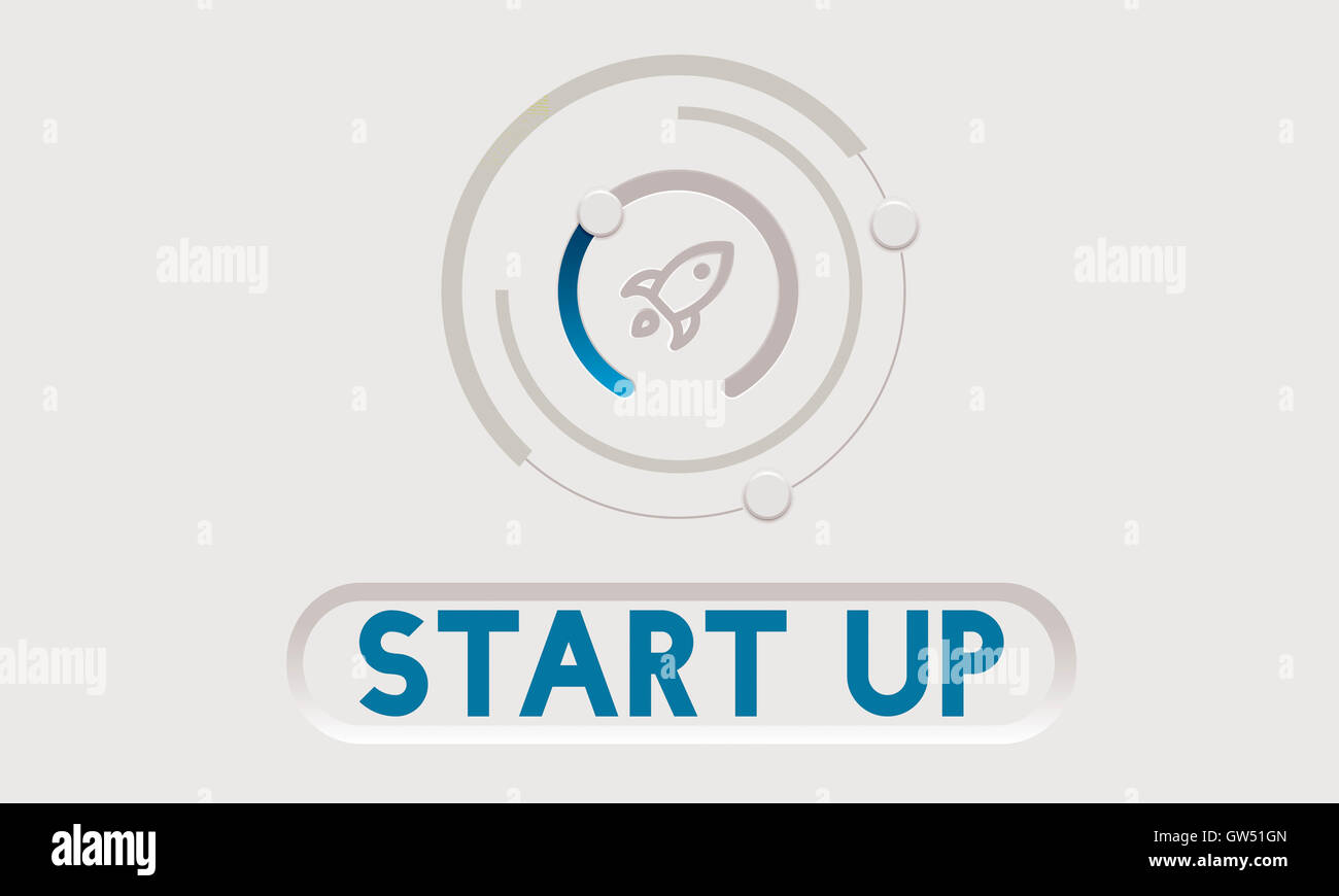 Business Startup Launch Strategy Vision Concept Stock Photo - Alamy