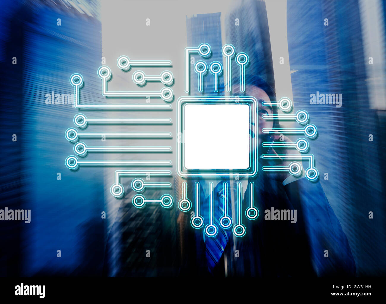 Technology Circuit Processor Innovation Network Concept Stock Photo - Alamy