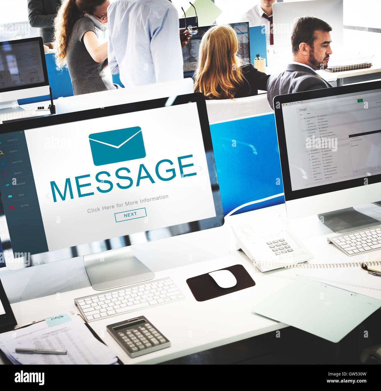 Message Contact Envelope Online Technology Concept Stock Photo Alamy