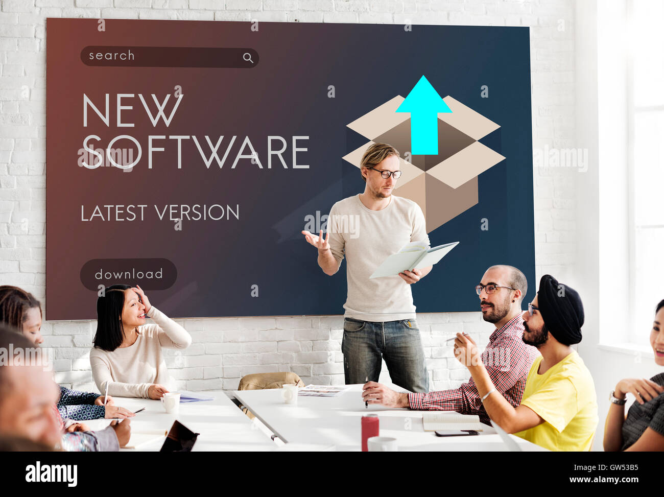 Upgrade Update New Version Better Graphics Concept Stock Photo - Alamy