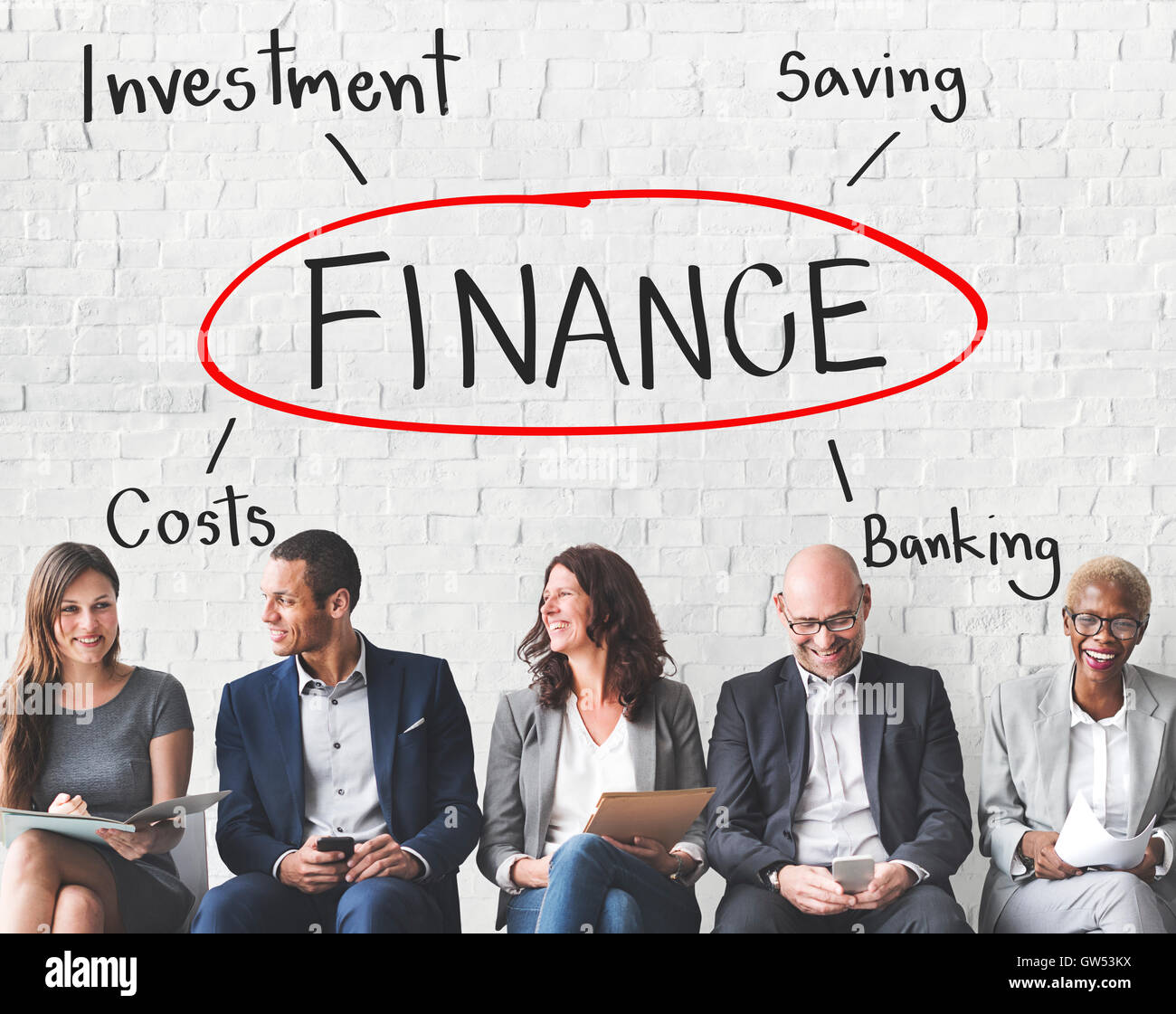 Finance Investment Banking Cost Concept Stock Photo