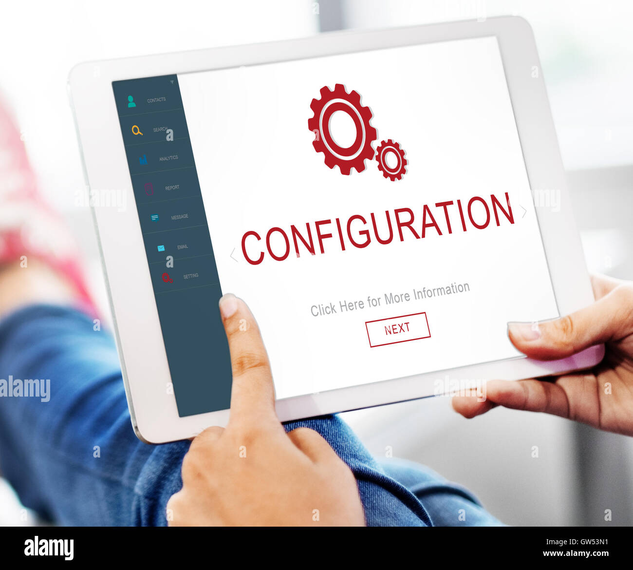 Setting configuration hi-res stock photography and images - Alamy