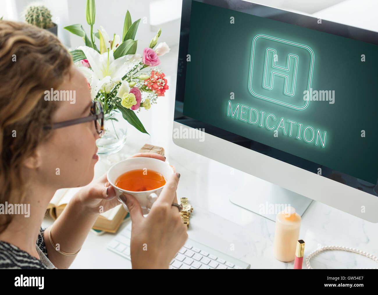 Hospital Cure Health Treatment Icon Graphic Concept Stock Photo - Alamy