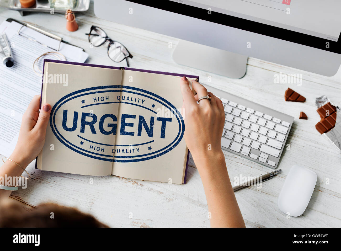 Urgent Important Priority Stamp Word Concept Stock Photo - Alamy