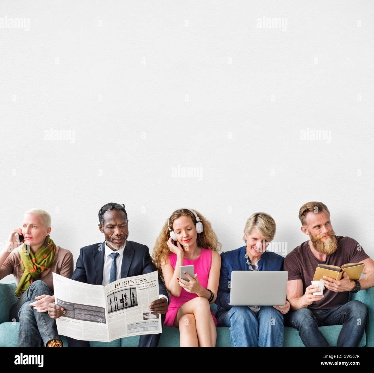 Diverse Group of People Community Togetherness Activity Concept Stock ...