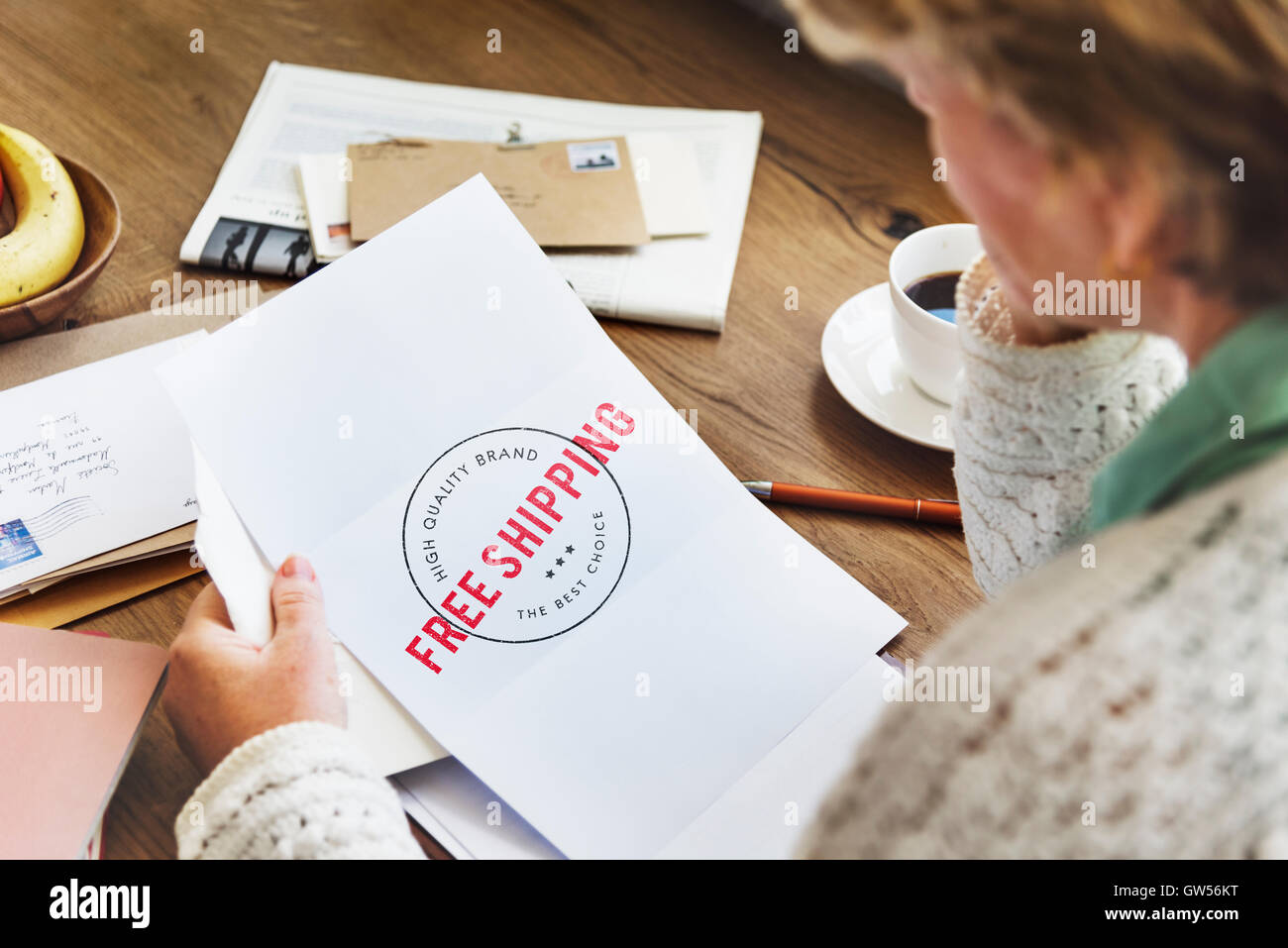 Free Shipping Delivery Stamp Graphic Concept Stock Photo Alamy