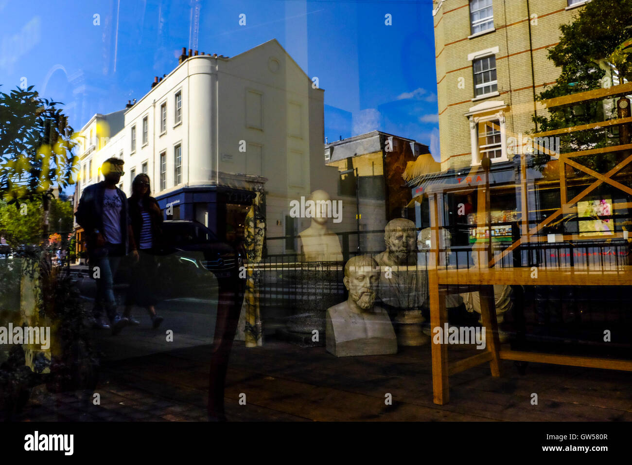 Antique Shop Window Stock Photo - Alamy