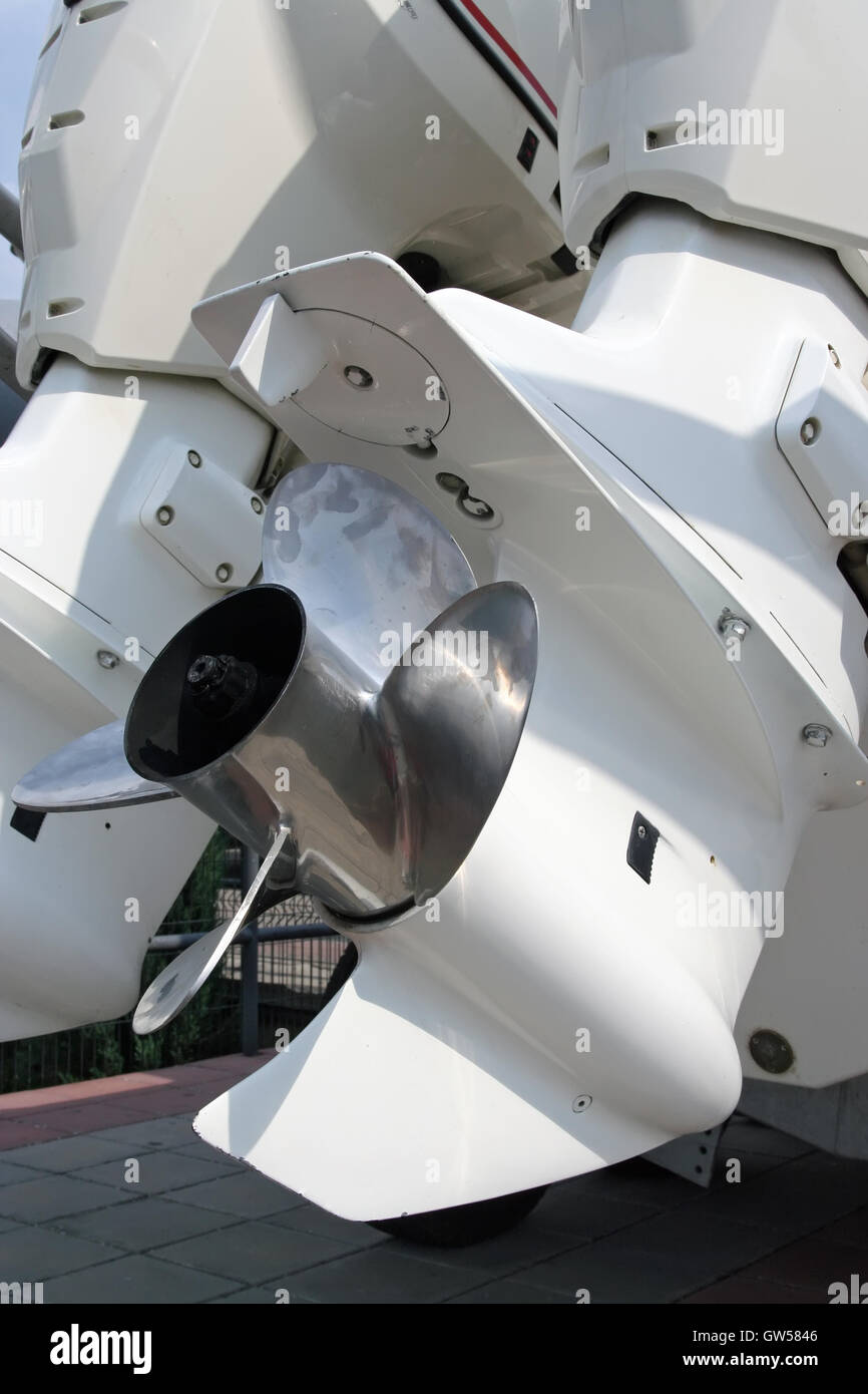 Boat engine propeller. Ship motor propeller Stock Photo Alamy