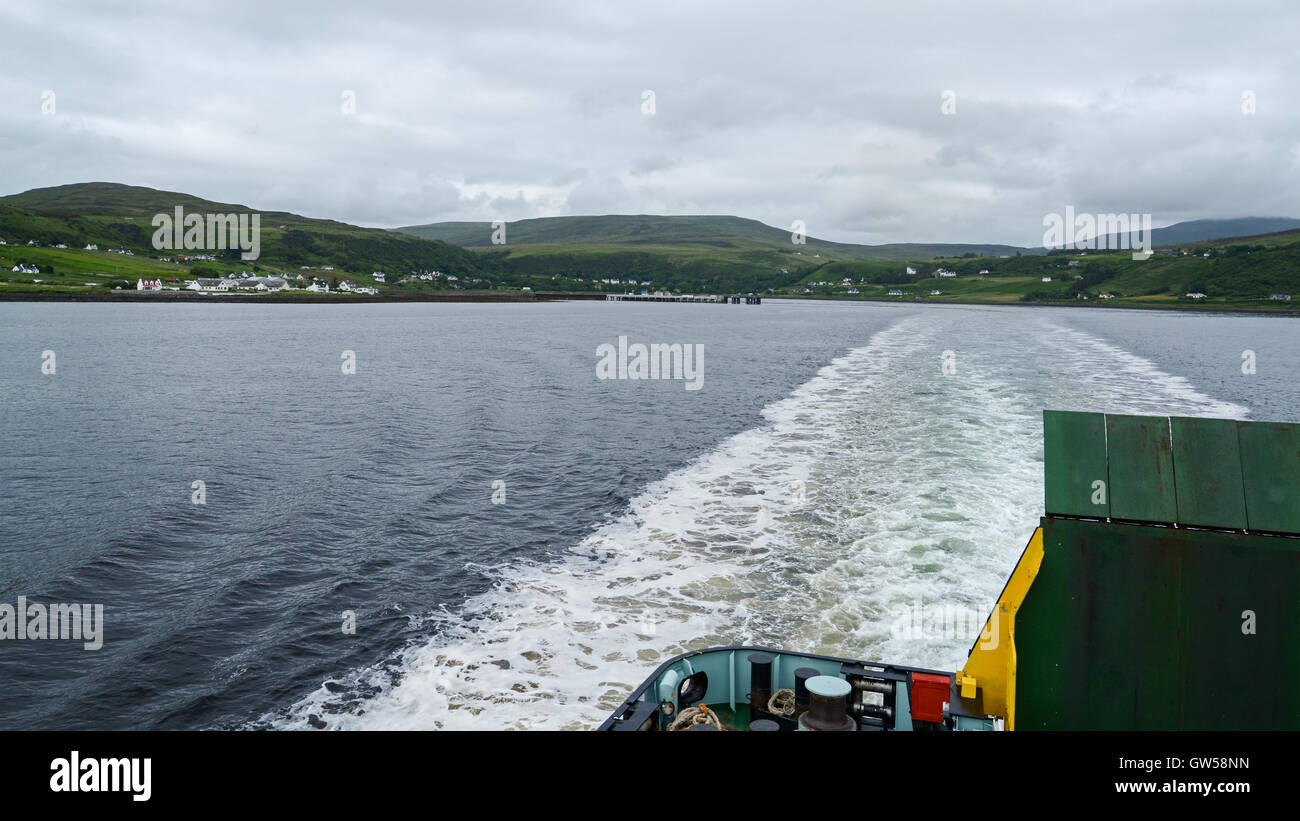 Uig-Loch Maddy Ferry - Skye Stock Photo