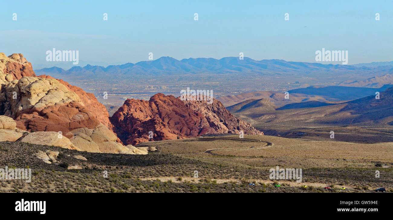 Las vegas skyline from desert hi-res stock photography and images - Alamy