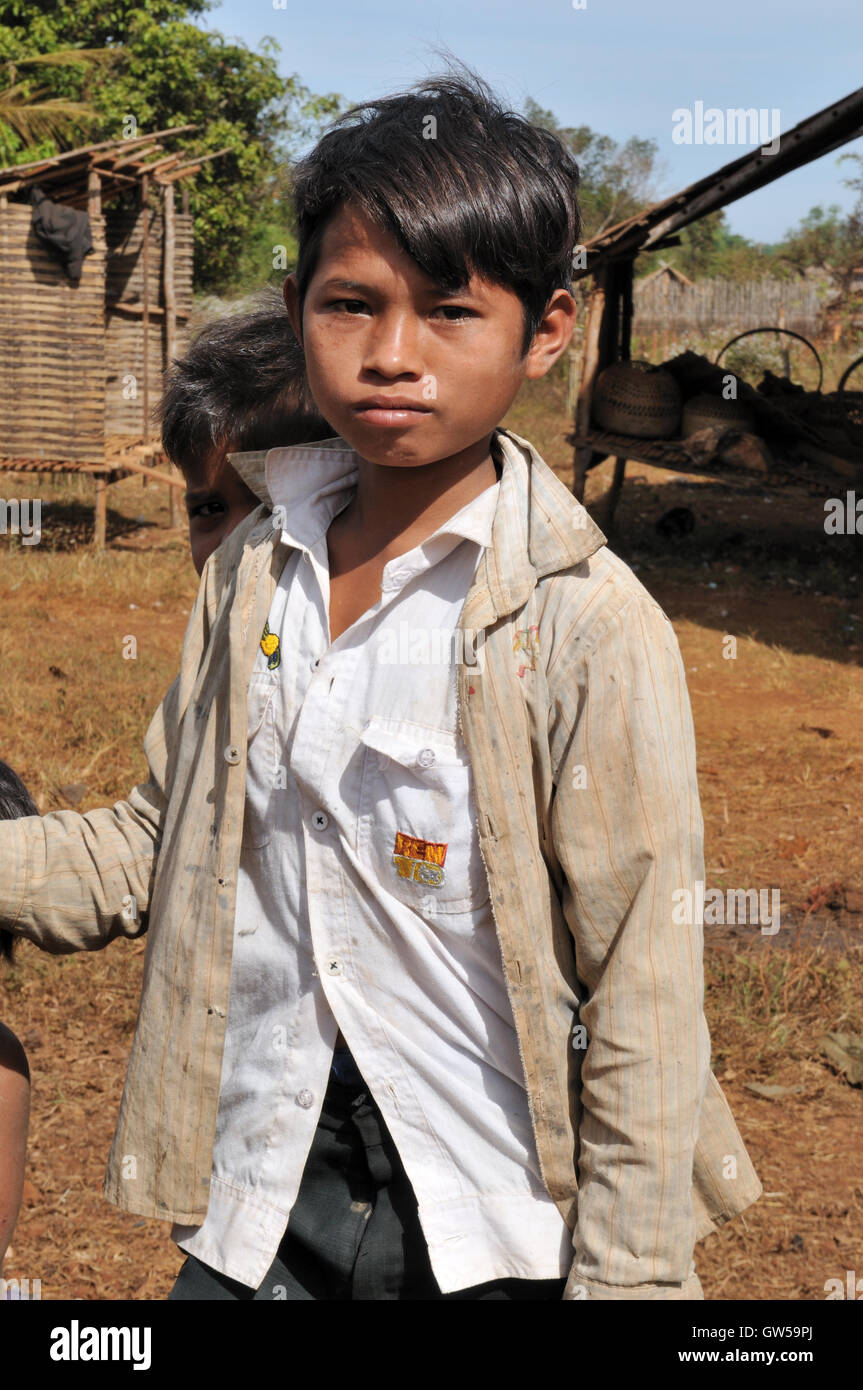 Ka Chut Kreom Village - Boy Stock Photo - Alamy