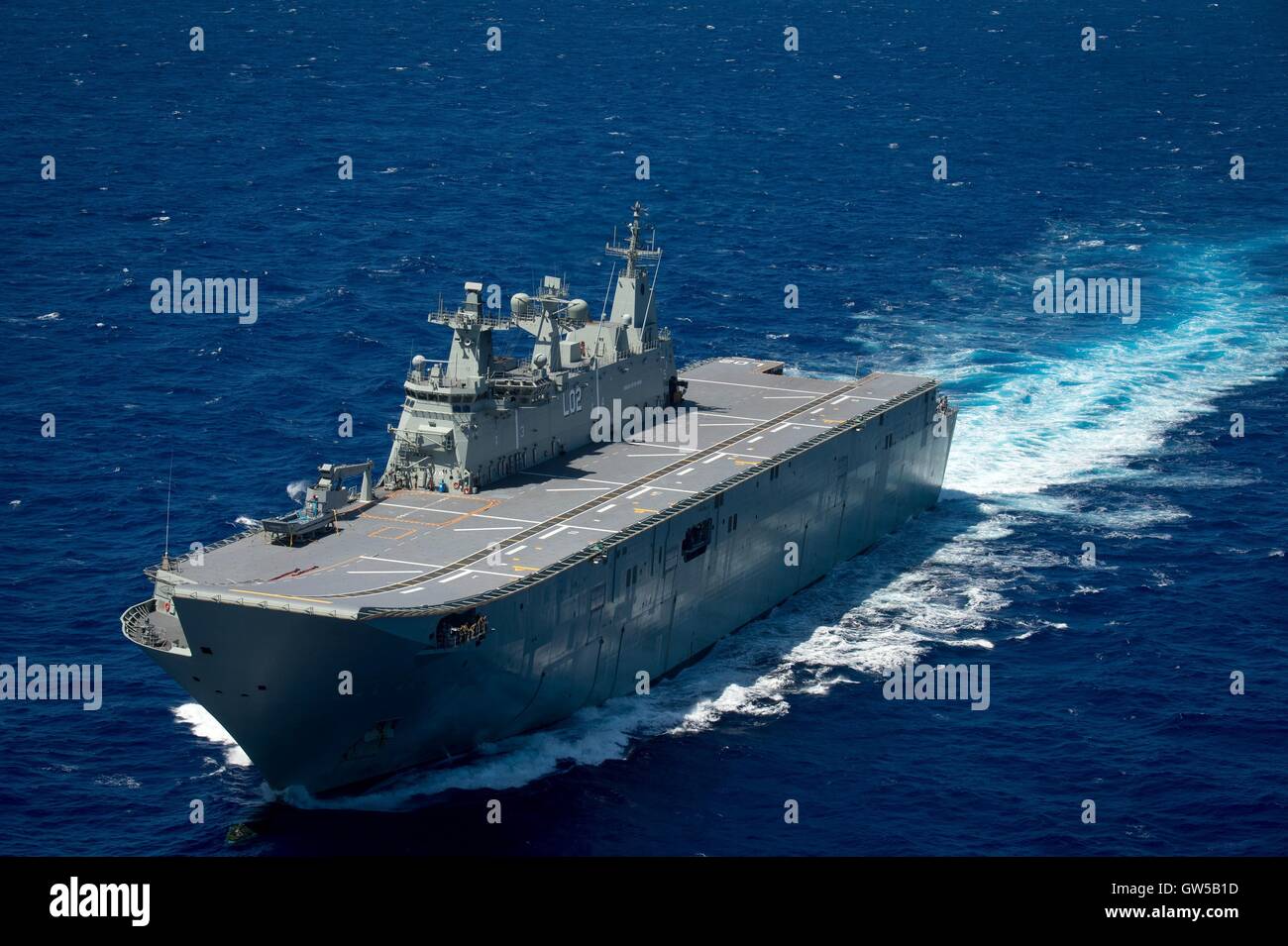 Royal Australian Navy Canberra class amphibious ship HMAS Canberra