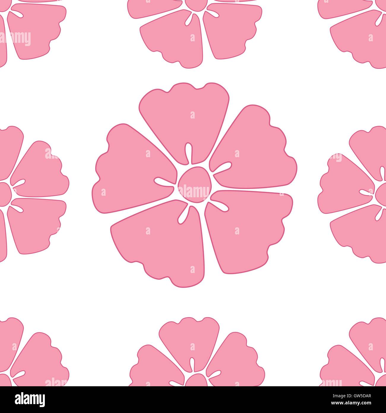 Cherry blossom sakura seamless pattern background Stock Vector Image ...