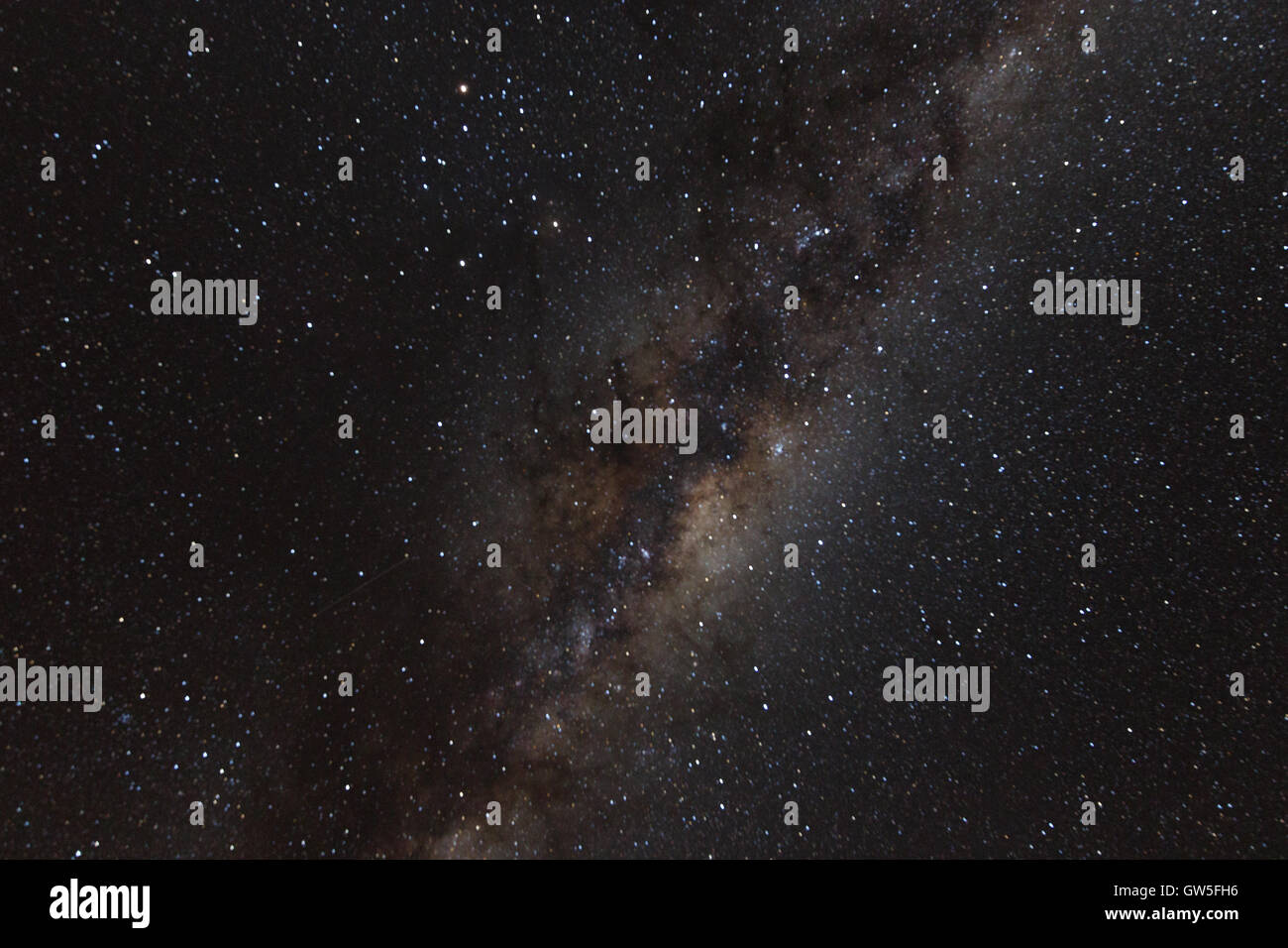Stars Stars - Milky Way - The Milky Way is the galaxy that contains our Solar System. Its name "milky" is derived from its appea Stock Photo