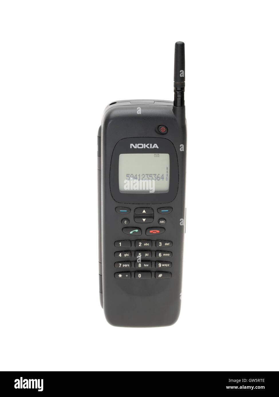 Nokia 9000 RAE-1N Communicator Phone from Finland  introduced in 1996. first smartphone on the market Stock Photo